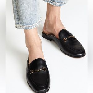 Sam Edelman Linnie Flat Mules Black | Size 8
